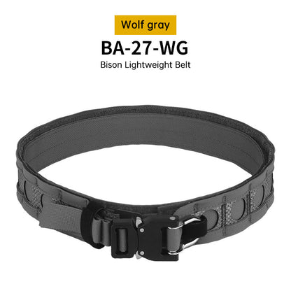 Tactical Two-Layer Battle Belt | Quick Detach Metal Buckle Combat Belt