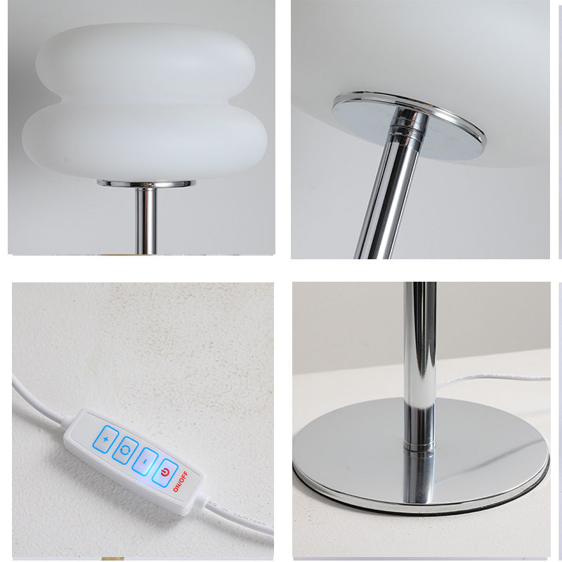 Bauhaus Style Mini Mushroom Table Lamp - Postmodern Vintage Night Light for Bedroom & Office