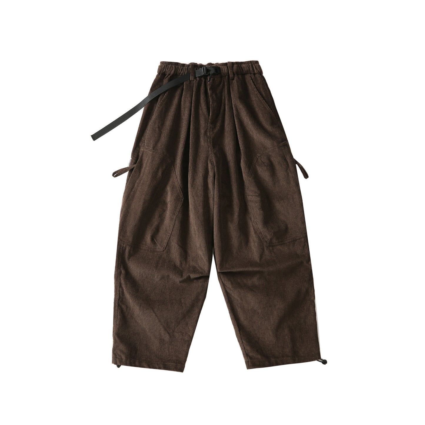 Men's Corduroy Multi-Pocket Loose Straight Casual Work Pants