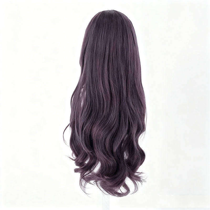 Hua Xun Rinran & Li Xun Zi Cosplay Wig | Long Dark Wavy Hair with Rose Net Scalp