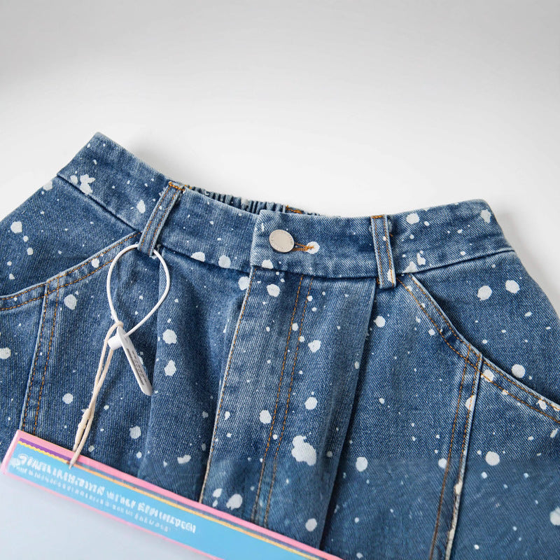 Men's Streetwear Deconstructed Patchwork Denim Trousers