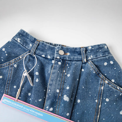 Men's Streetwear Deconstructed Patchwork Denim Trousers