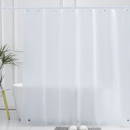 Premium Frosted Shower Curtain Liner – Heavy Duty Waterproof Plastic Curtain with Magnetic Hem