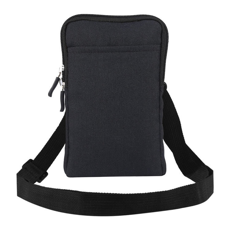 Multifunctional Portable Mini Phone Bag - Lightweight Fabric Waist Pouch & Crossbody for Outdoor Activities
