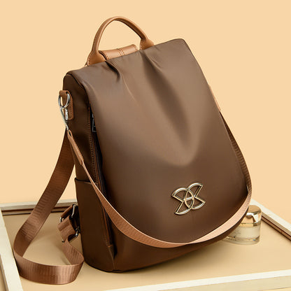 Luxury Travel Backpack for Women - Elegant Fashion Shoulder Bag & Anti-Theft Rucksack
