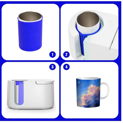 3PCS Silicone Gel Heating Pad Sublimation Wraps for Mug Press Machine