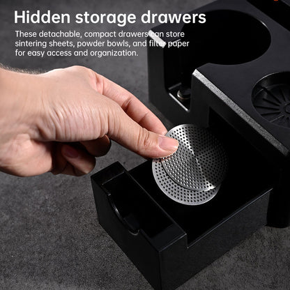 Multi-Functional Barista Storage Rack - Espresso Accessories Holder for Home & Cafe