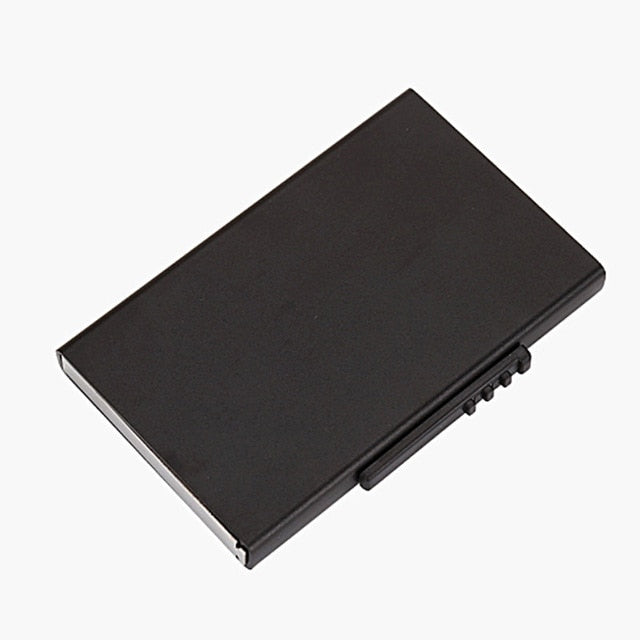 High Quality Business RFID Blocking Card Holder - Unisex Aluminum Card Box Travel Purse