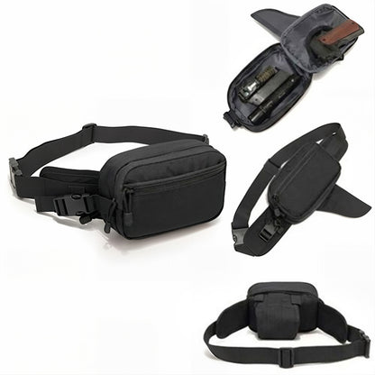 Tactical Gun Holster Waist Pack | EDC Concealed Pistol Belt Pouch