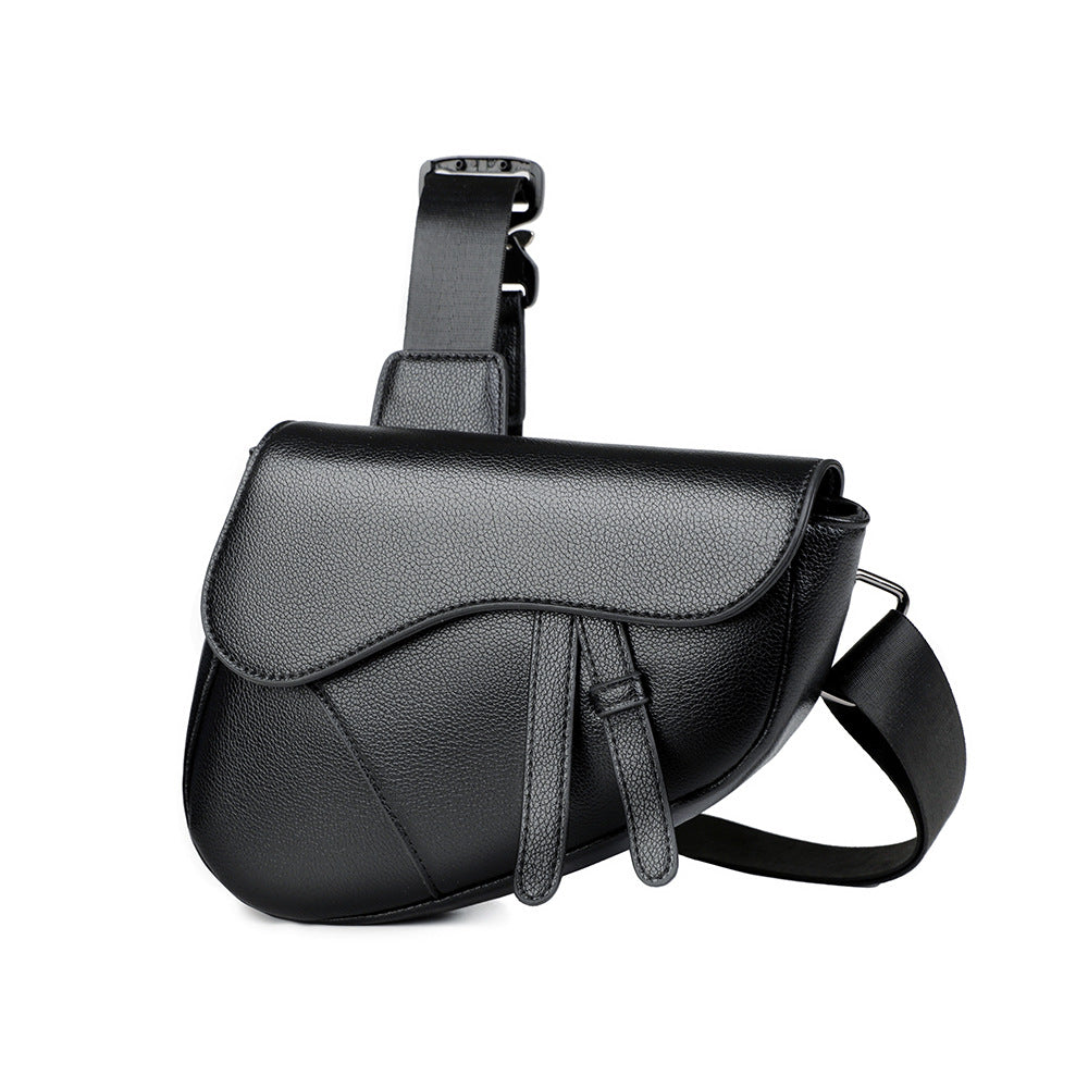 Men's Stylish Crossbody Saddle Bag - Casual Travel & Daily Use Sling Bag