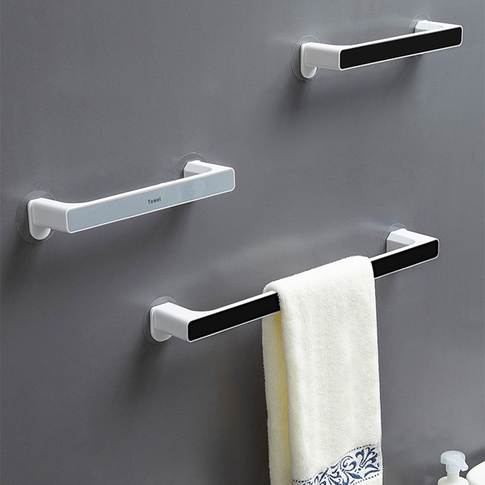 Nordic Minimalist Punch-Free Towel Rack – Strong Suction Cup Wall-Mounted Bath Towel Bar