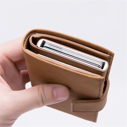 Bisi Goro Minimalist RFID Blocking Wallet & Aluminum Card Holder for Men and Women