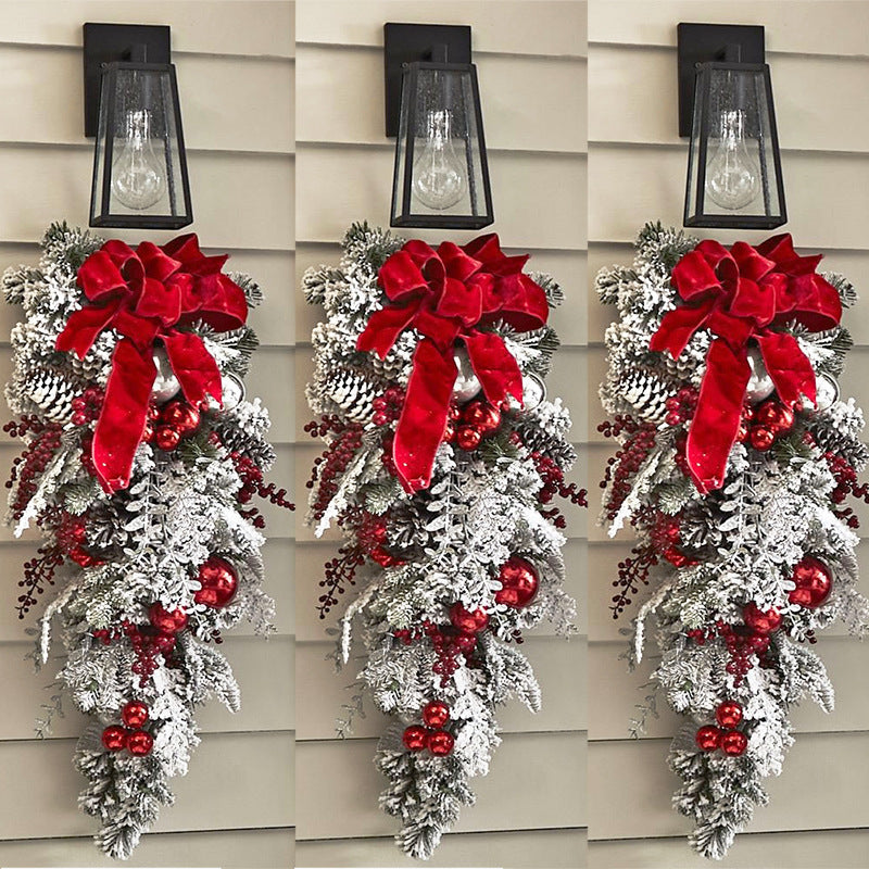 Luxury Double-Layer LED Christmas Ribbon - 5M Gold & Silver Fairy Lights