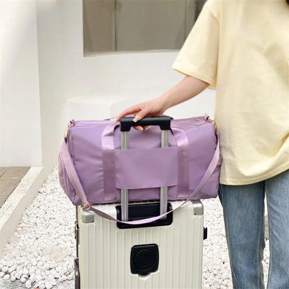 Wet and Dry Separation Travel Duffel Bag (Gym/Overnight Use)