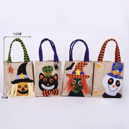 Halloween Trick or Treat Shopping Bags for Kids Candy Storage