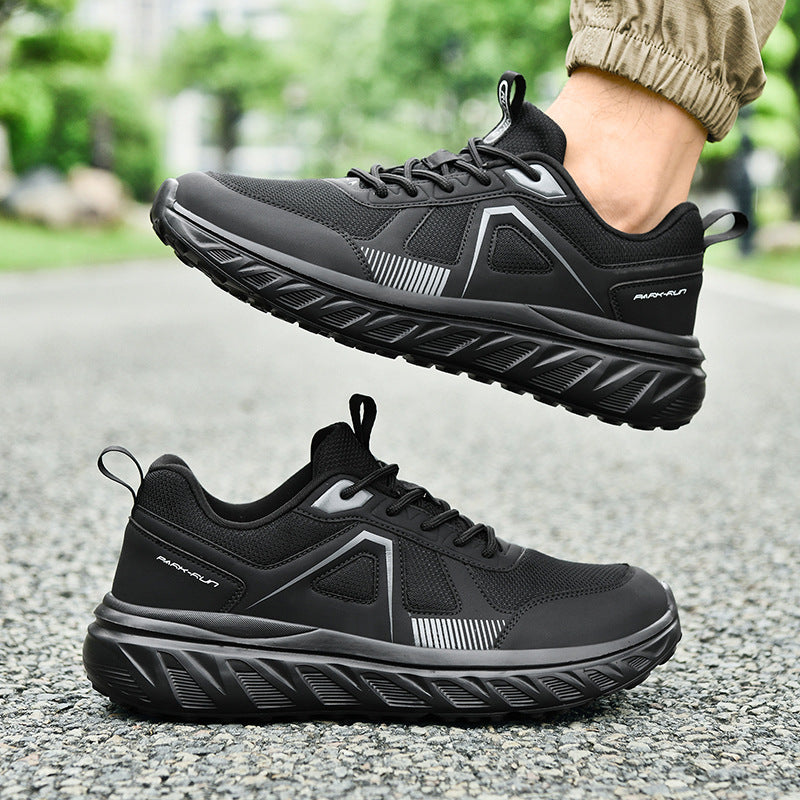 Men's Casual Running Shoes with Wide Toe Box - Comfortable Shock Absorption Sneakers