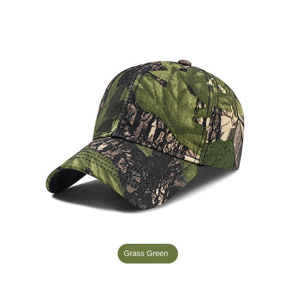 Men's Camouflage Baseball Cap | Outdoor Sun Protection Hunting & Fishing Adjustable Hat
