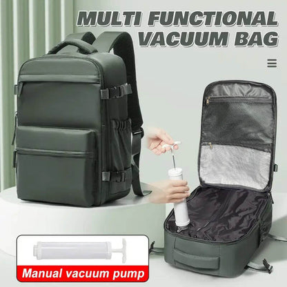 Expandable Vacuum Compression Travel Backpack - Ryanair Approved Cabin Bag