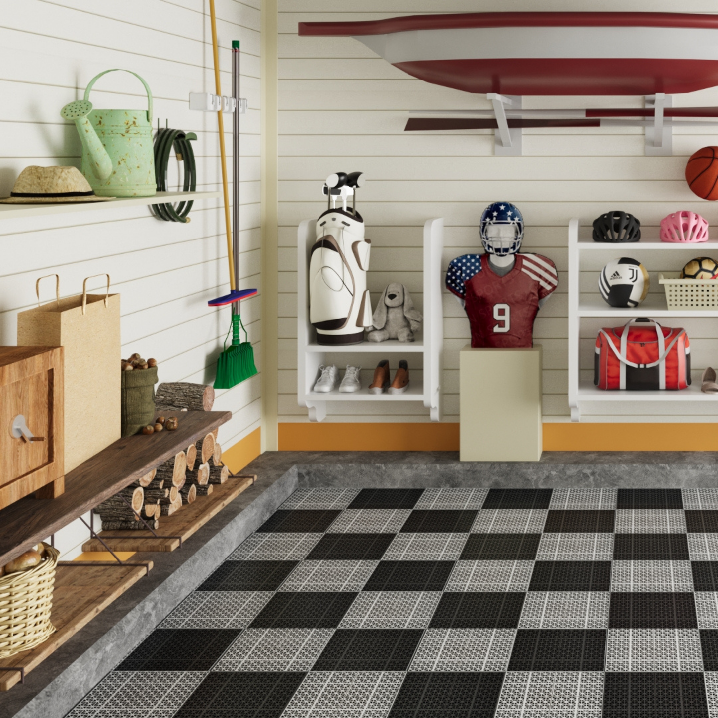 Non-Slip Drainage Floor Tiles for Showers, Patios, and Balconies