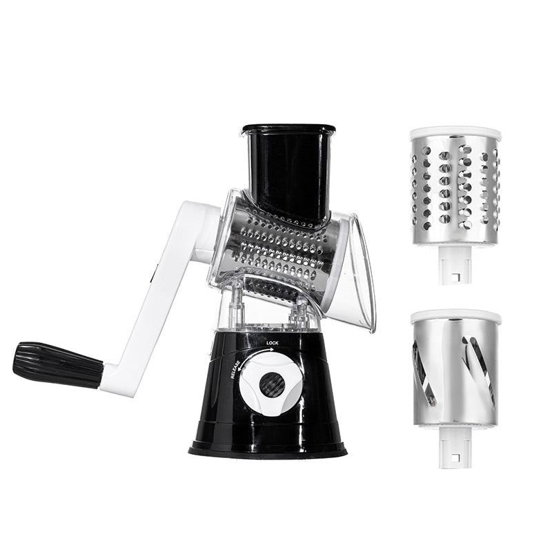 Gourmet Kitchen Hero: 5-in-1 Multifunctional Rotary Grater & Slicer