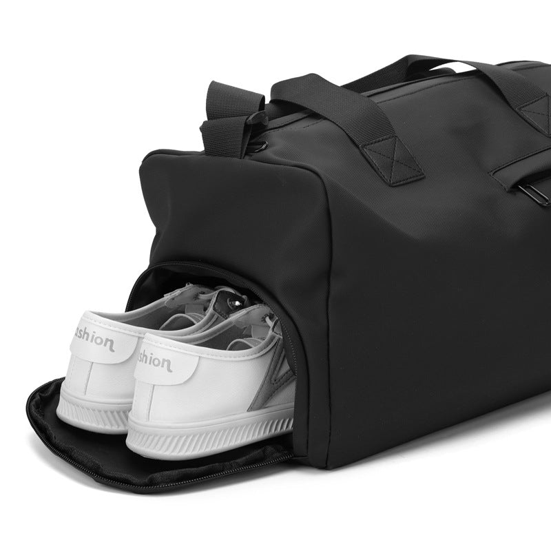 Waterproof Dry/Wet Separation Travel & Sports Duffel Bag (Pink)