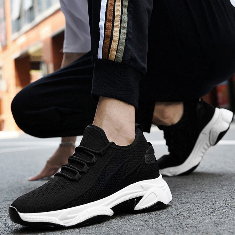 Summer 10CM Height Increasing Men's Shoes (Breathable Fly Woven Mesh)