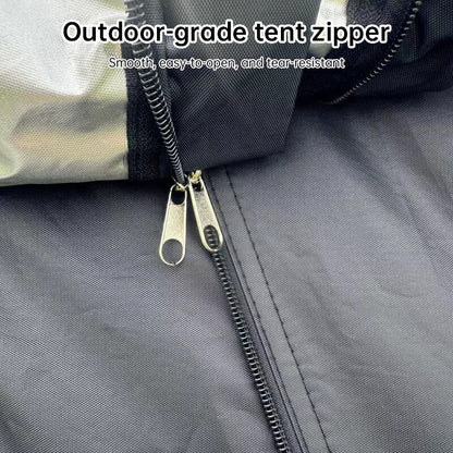 Outdoor Automatic Portable Tent – Fake Double-Layer, Quick Open & No-Setup for Camping, Beach, Car Tail