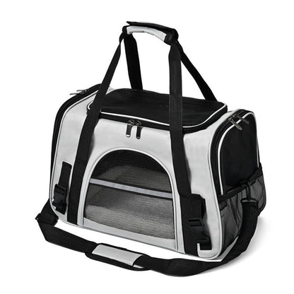 Premium Expandable Pet Carrier - Lightweight Mesh Travel Bag for Cats, Puppies & Small Pets