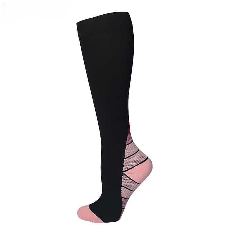 Professional Women's Long Compression Socks - High Elastic Sports Pressure Socks