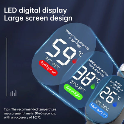 LED Digital Shower Thermometer – Real-Time Water Temperature Monitor for Safe & Comfortable Bath