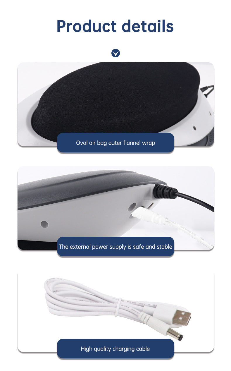 Smart Lumbar Traction Massager | Heated Back Stretcher with Air Pressure Relief & Cervical Support