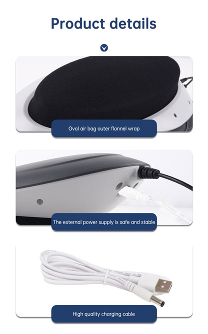 Smart Lumbar Traction Massager | Heated Back Stretcher with Air Pressure Relief & Cervical Support