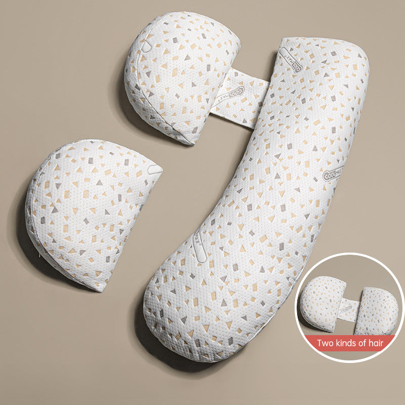Adjustable Probiotic Maternity Pillow | Waist & Belly Support Cushion for Comfortable Pregnancy Sleep