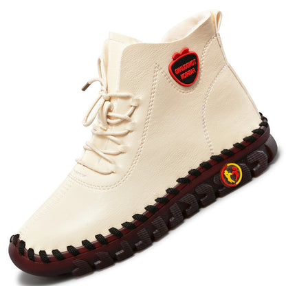 Women's Soft Sole Anti-Slip Winter Shoes | Warm Plush Mother Boots