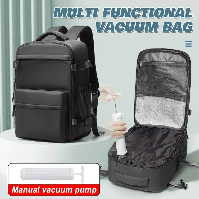 Expandable Vacuum Compression Travel Backpack - Ryanair Approved Cabin Bag