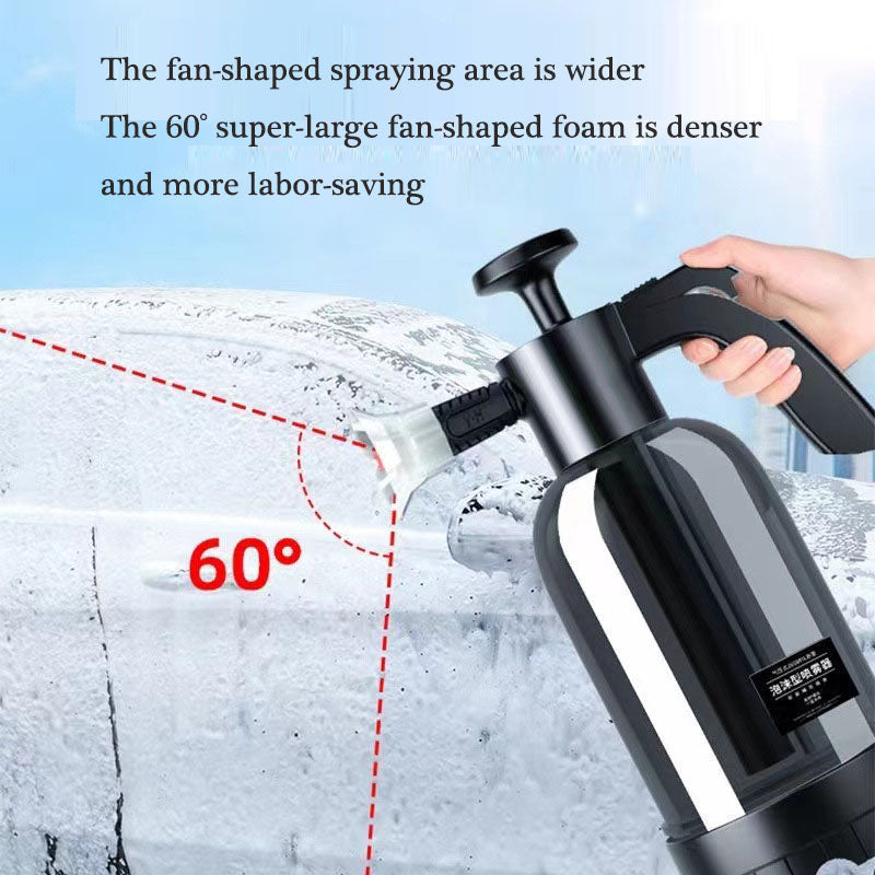 High-Pressure Snow Foam Sprayer – 60° Wide-Angle Handheld Car Wash Pump