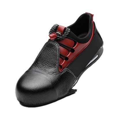 Anti-Smashing Steel Toe Cap Shoe Cover | Durable Cowhide Protective Gear