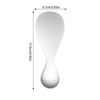 Standing Non-Stick Rice Spoon - Creative Tumbler Design Heat-Resistant Rice Scoop