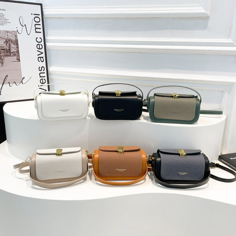 Elegant Small Retro Box Bag - Shoulder & Crossbody Handbag