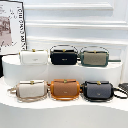 Elegant Small Retro Box Bag - Shoulder & Crossbody Handbag