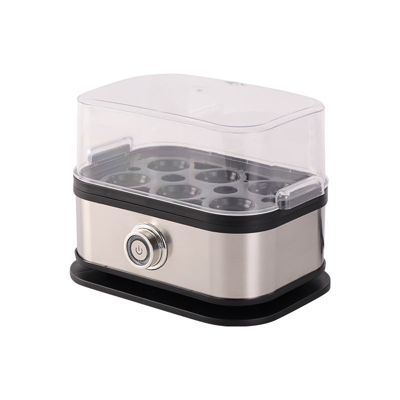 200W Electric Egg Boiler - 6 Egg Capacity Rapid Cooker with Auto Shut-Off