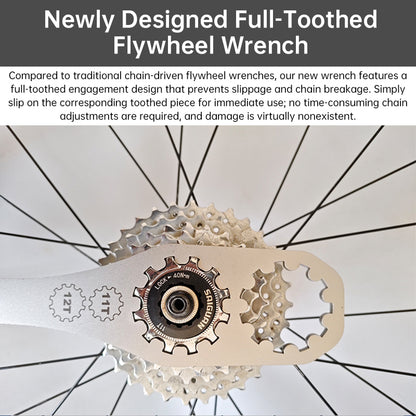 Pro Bicycle Cassette Lockring Tool | Adjustable Cog Wrench & Freewheel Remover