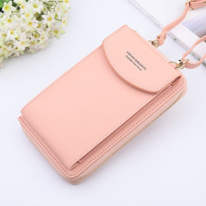 New Women's Long Wallet Crossbody Shoulder Bag - Clutch Purse with Phone Pocket & Card Holder