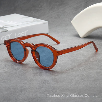 Vintage Round Small Frame Sunglasses | Unisex Fashion UV Protection Shades
