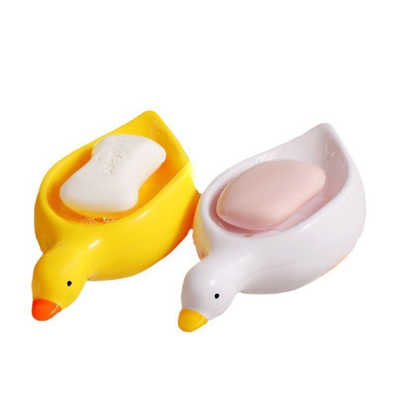 Cute Little Yellow Duck Soap Box with Draining Spout