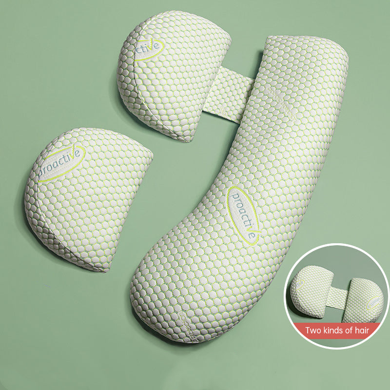Adjustable Probiotic Maternity Pillow | Waist & Belly Support Cushion for Comfortable Pregnancy Sleep