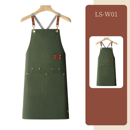Stylish Professional Chef Apron for Kitchen & Catering | Stain-Resistant Waterproof Workwear