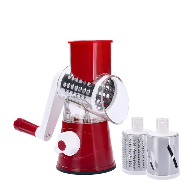 Gourmet Kitchen Hero: 5-in-1 Multifunctional Rotary Grater & Slicer