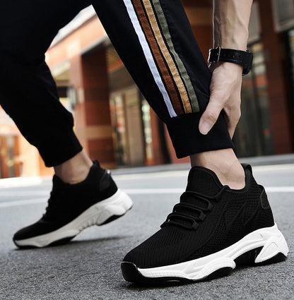 Summer 10CM Height Increasing Men's Shoes (Breathable Fly Woven Mesh)