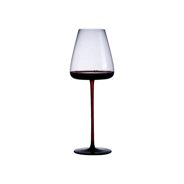 Elegant Creative Black Bow Tie Crystal Wine Glass | High-End Burgundy & Champagne Goblet